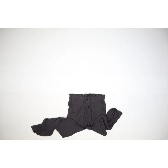 Bel Kazan Womens Ash Gray Drawstring Waist Tapered Leg Pull On Belem Pants S - Picture 5 of 12